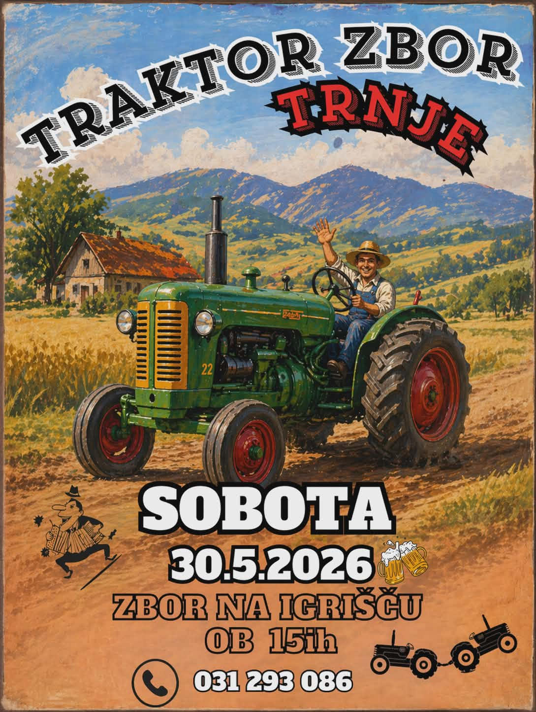 Traktor zbor Trnje